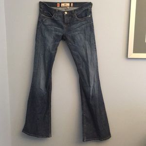 Juicy Couture blue denim bell bottom jeans